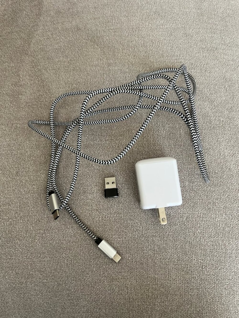 Amazon Basics USB-C Phone Wall Charger with Cable & Block